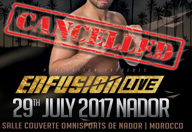 Enfusion Live Nador 29 juli afgelast