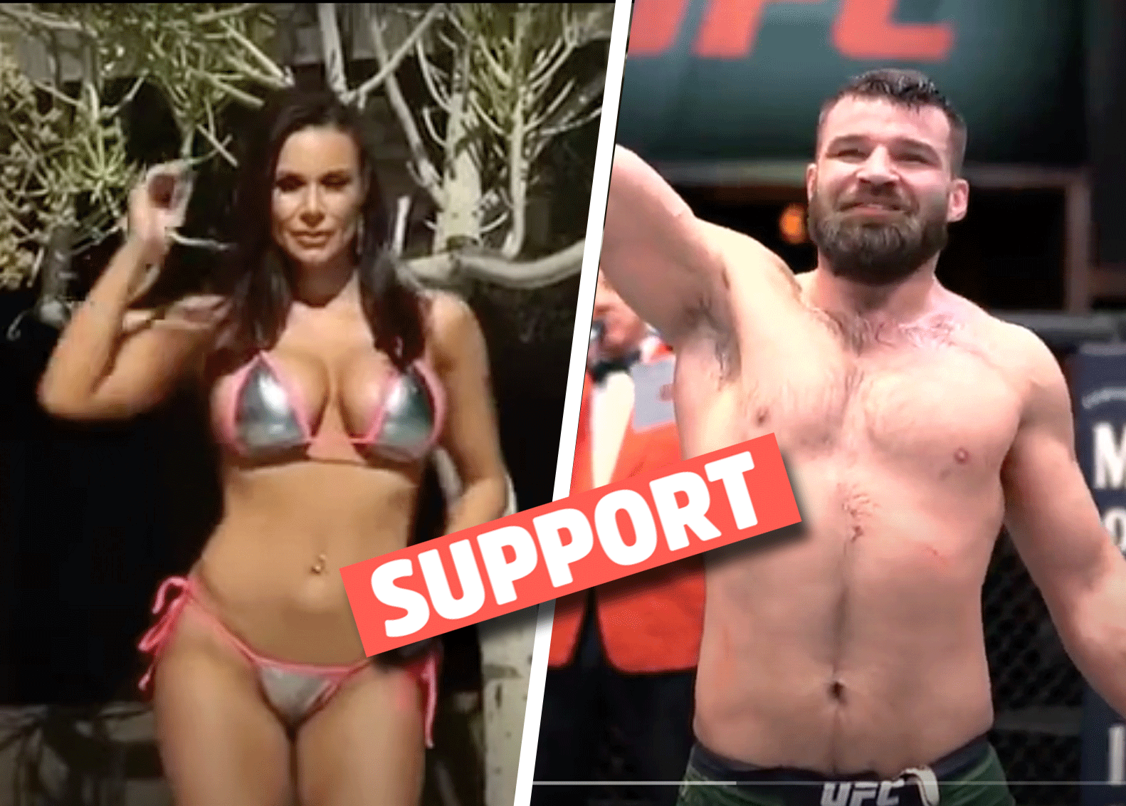 'Hij heeft niks verpest': Pornoster steunt afgewezen MMA-vechter