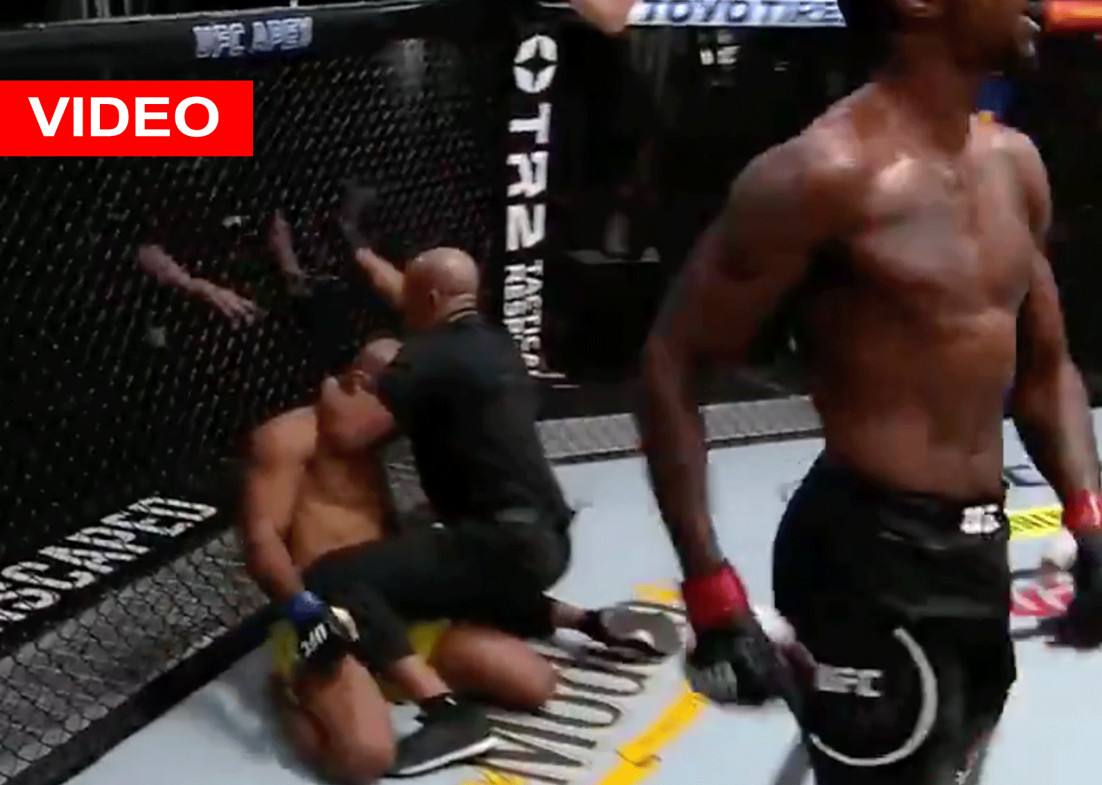 MMA-vechter zet waanzinnig record neer met super vette knock-out (video)
