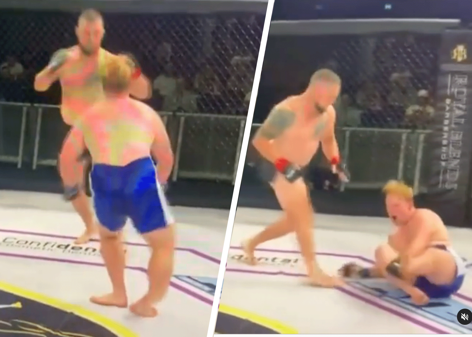 VIDEO: MMA-kampioen trapt been rivaal gruwelijk doormidden