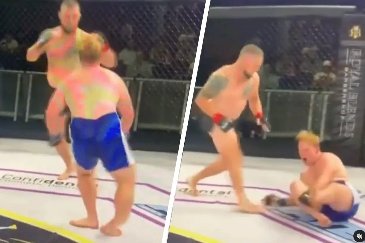 VIDEO: MMA-kampioen trapt been rivaal gruwelijk doormidden