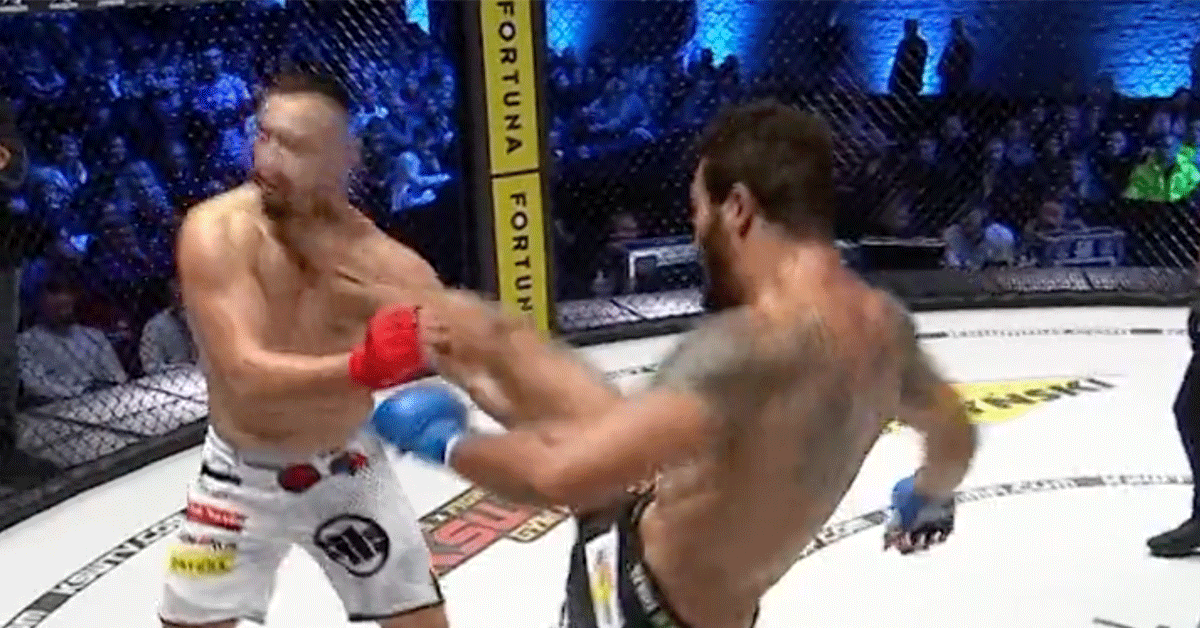 'Licht uit!' Brute front kick vernietigt ex MMA-kampioen  (video)
