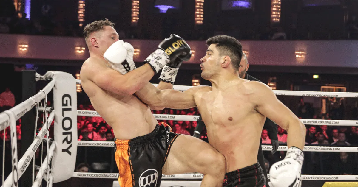 Glory 83: KO-koning Lutterbach in actie tegen Camara