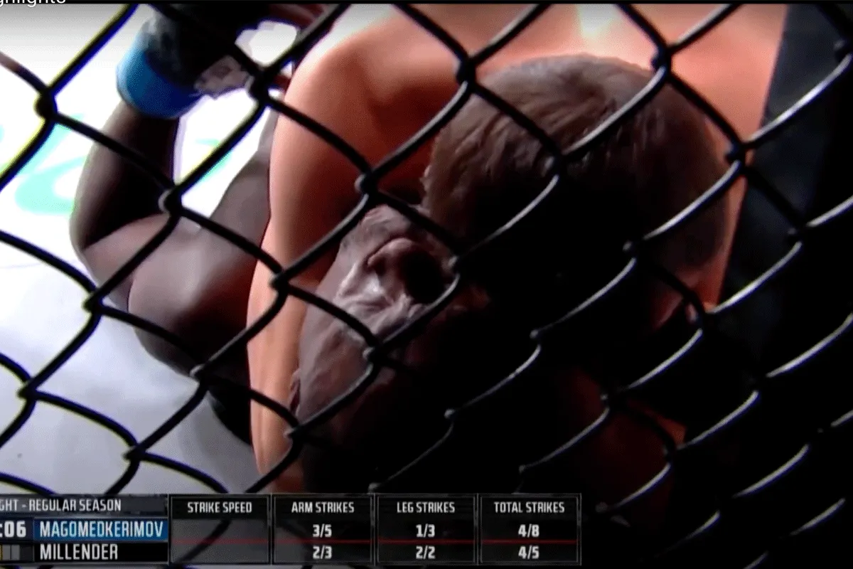 ENG! Vechter wurgt rivaal met zeldzame techniek in slaap (video)