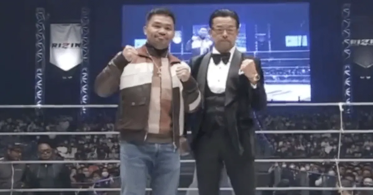 Bokslegende Manny Pacquiao 2023 de ring in! Tekent bij Rizin