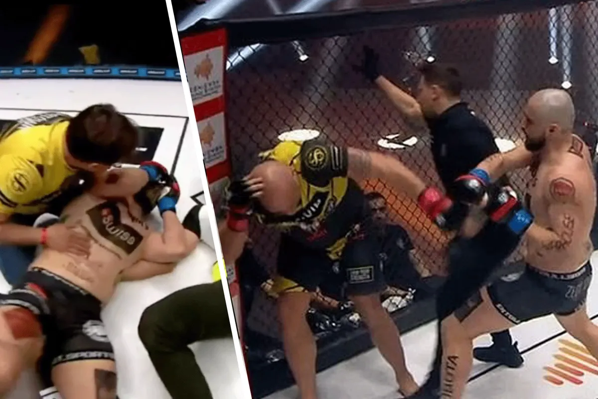 Dramatisch einde aan afscheidswedstrijd bekende MMA-vechter (video)