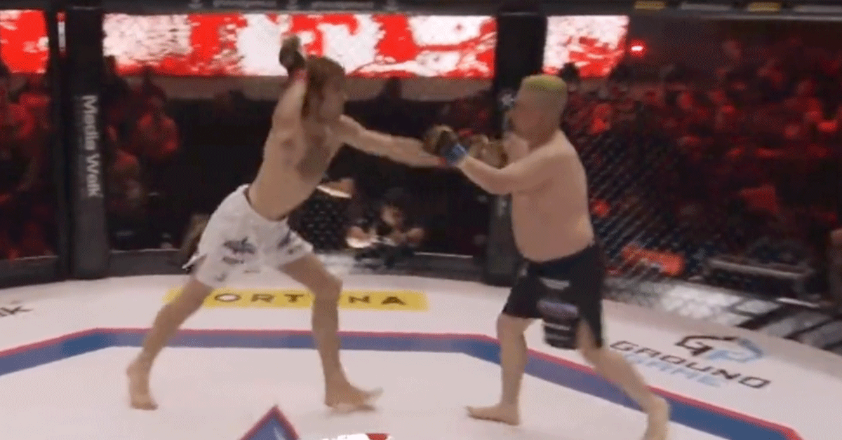 'Wat slecht!' MMA-knokkers in domste gevecht ooit | video