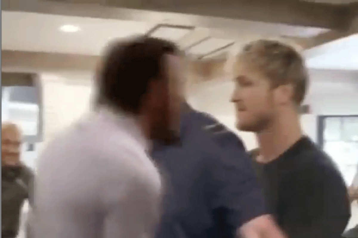 Conor McGregor slaat Logan Paul voor zijn bakkes, ludieke video