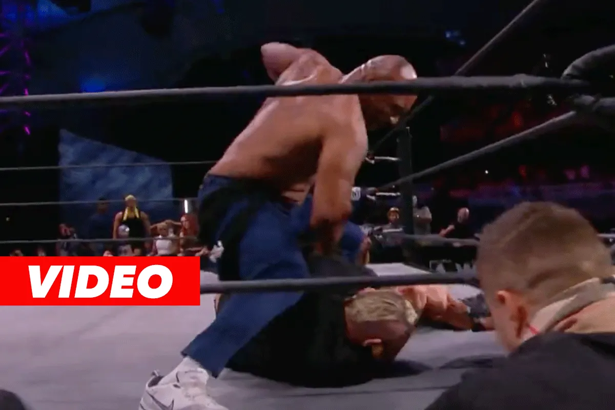 Mike Tyson geeft worstelaar pak slaag, vete ten einde