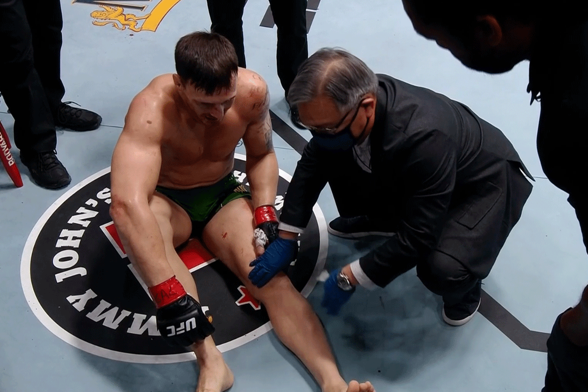 'Je hebt mijn been kapot getrapt'! UFC' er bedankt rivaal voor gevecht