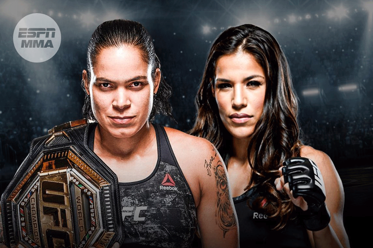 Amanda Nunes grote gok-favoriet tegenover Julianna Pena