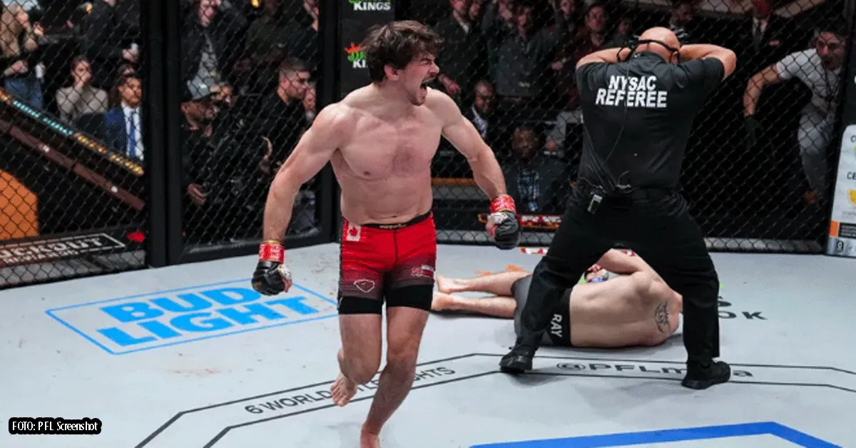 'Moeilijke shit!' Kooivechter slaat met 1 klap rivaal KO (video)