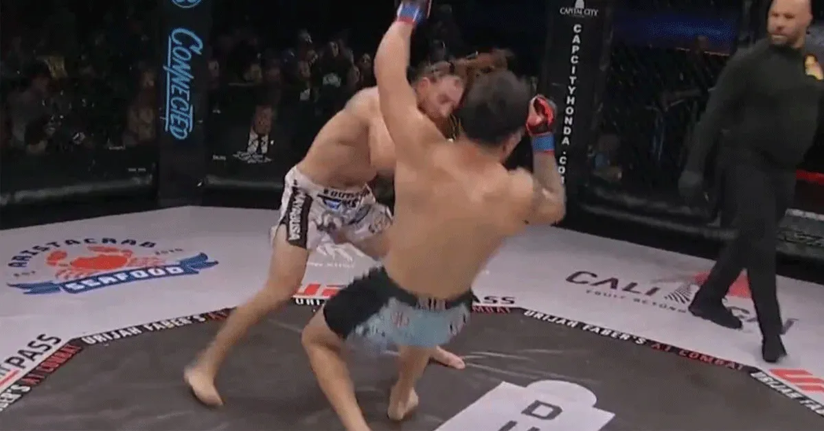 MMA-vechter wint met verbluffende KO titel | video