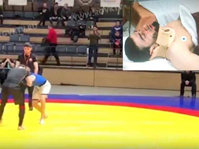 ? | HEFTIGE VIDEO: MMA-vechter breekt nek en raakt verlamd
