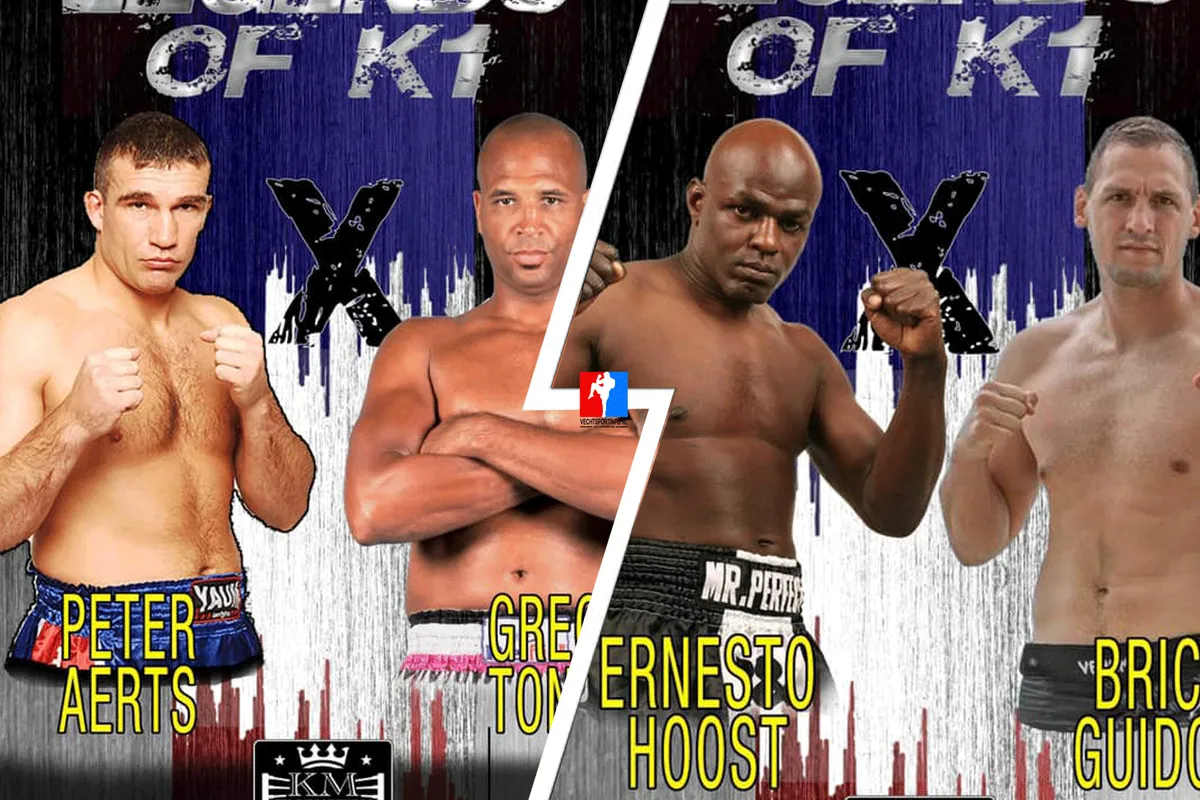 K-1 Legendes Peter Aerts (50) en Ernesto Hoost (55) maken rentree