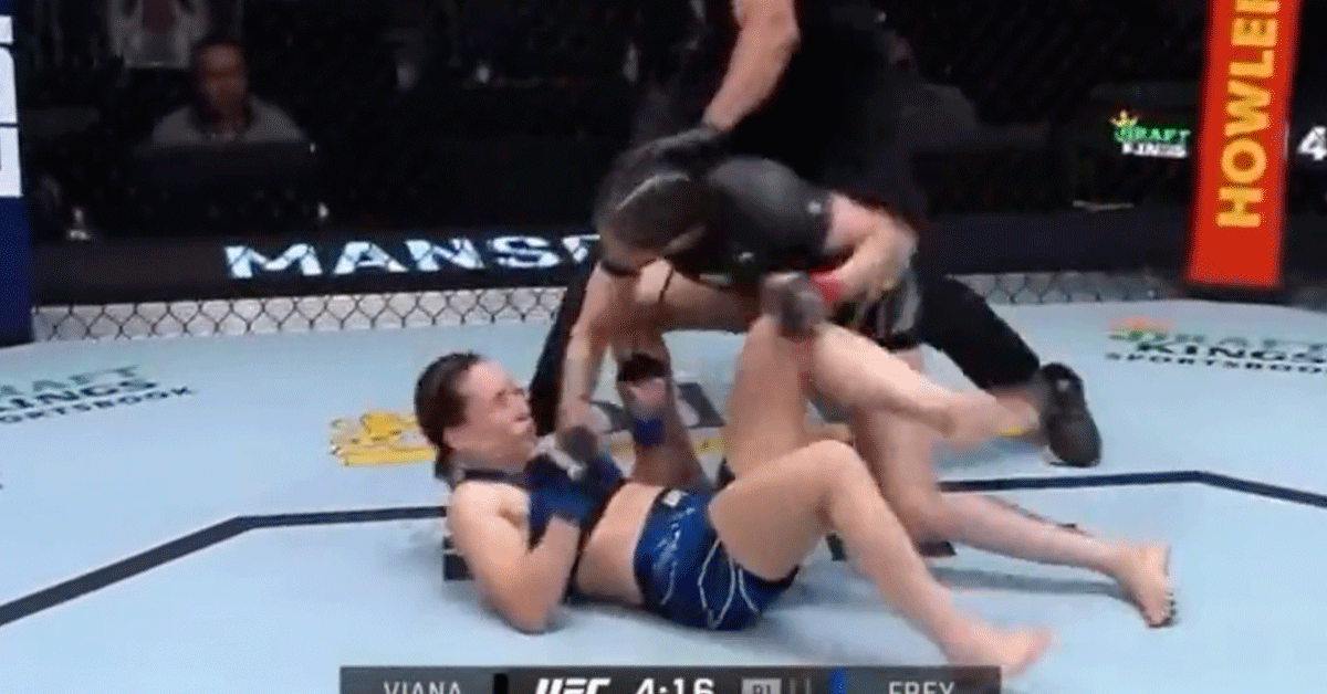 Supersnelle knock-out finish voor UFC'er Polyana Viana | video
