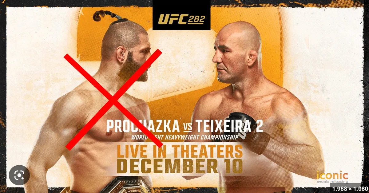 UFC kampioen Jiri Prochazka geeft titel op! 'Uitdager weigert gevecht'