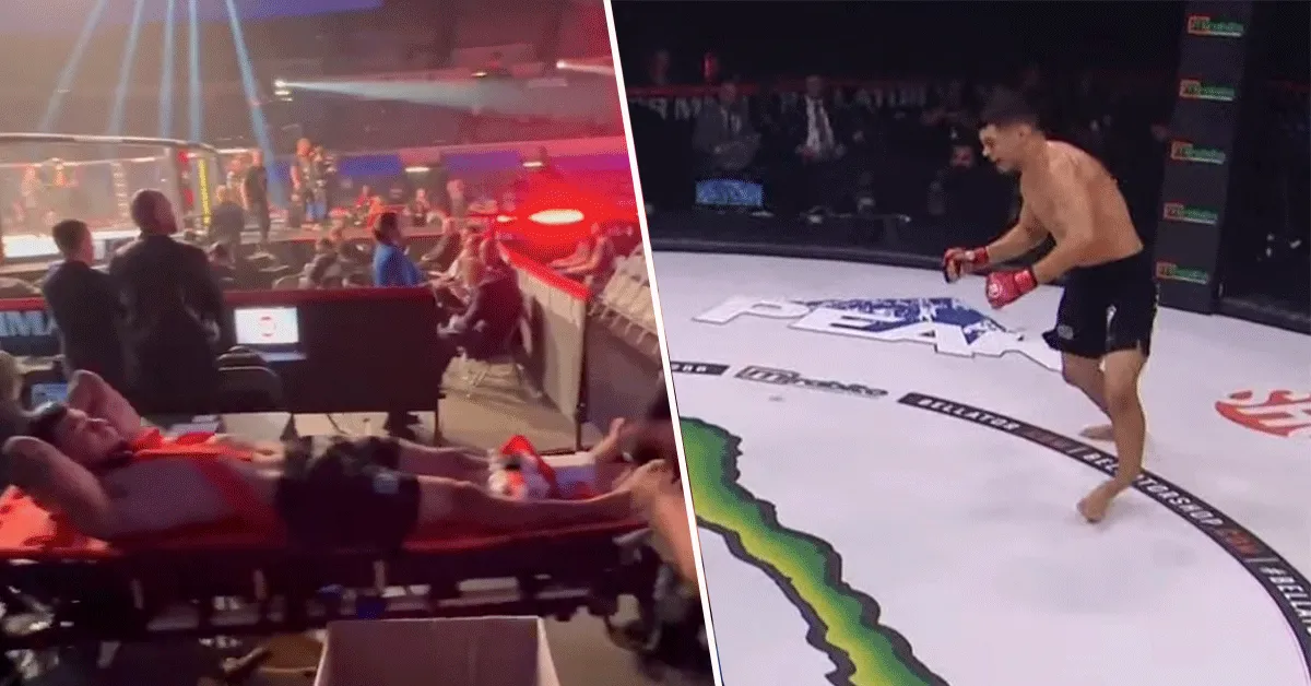 Nasty! Gruwelijke beenbreuk verpest debuut bij Bellator | Video