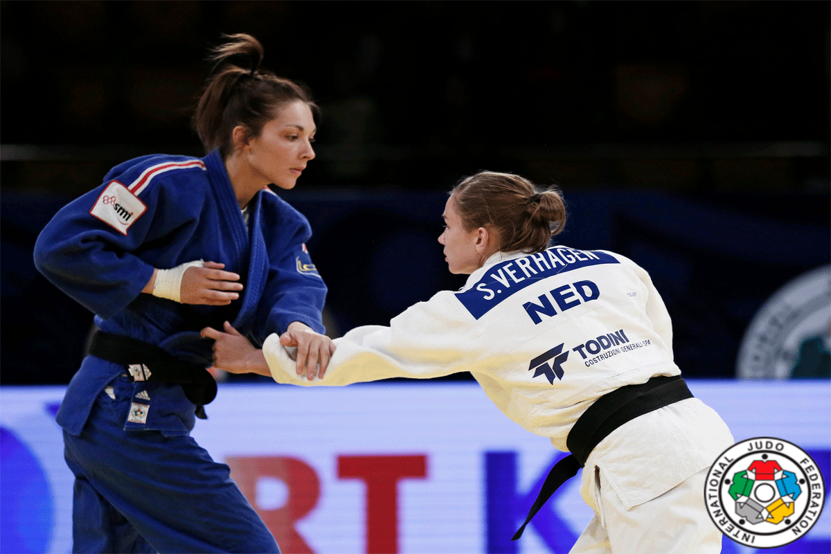 Judoka Sanne Verhagen strandt in 2e ronde Olympische Spelen