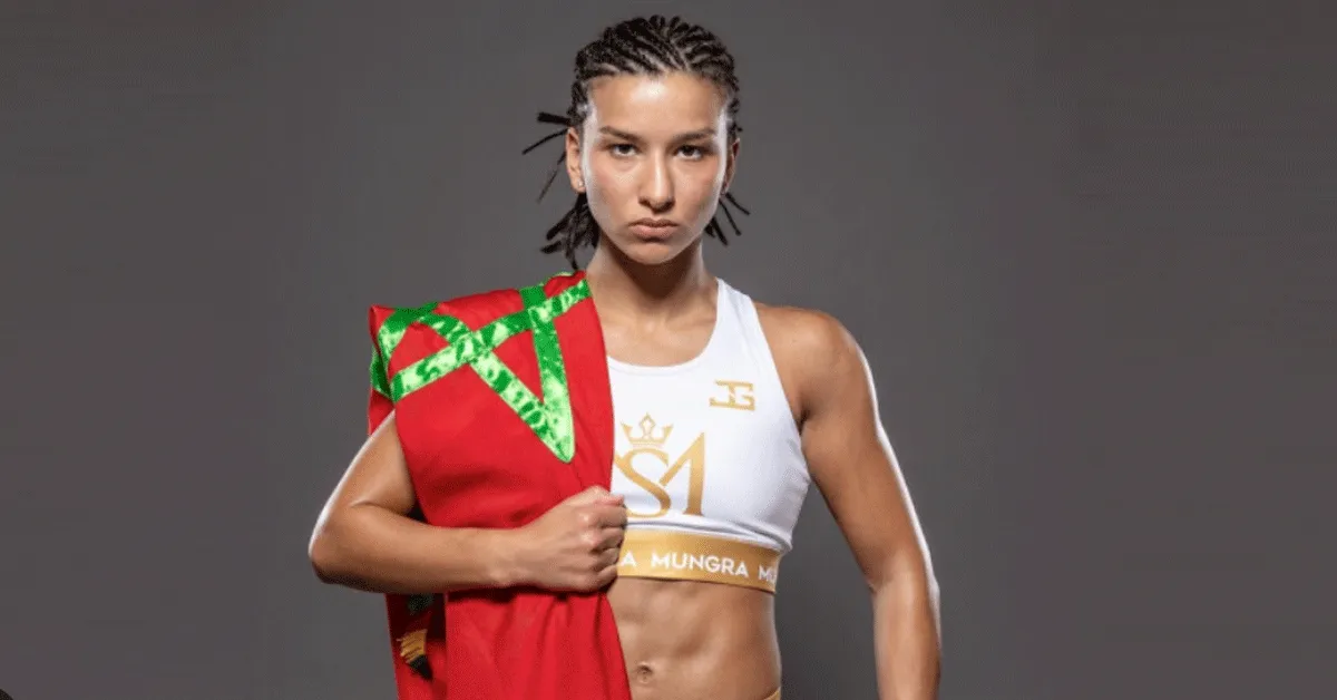 Marokkaanse Sarah Moussadak in actie op Glory Rivals 5