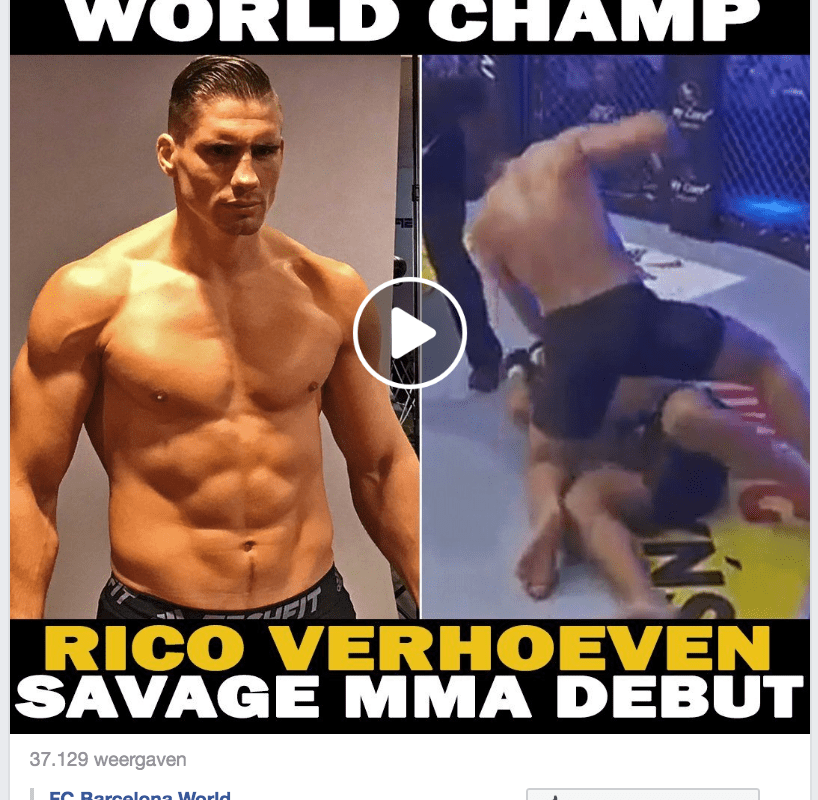 UFC-vechter Masvidal niet onder de indruk van Rico Verhoeven