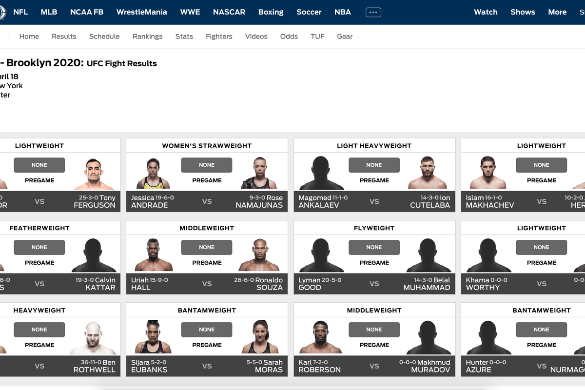 UFC 249 UITSLAGEN: Fox Sports laat McGregor vs Ferguson zien?