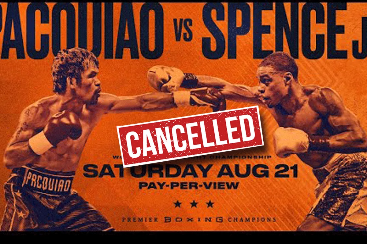 Gevecht afgezegd! Spence tegen Pacquiao gaat niet door