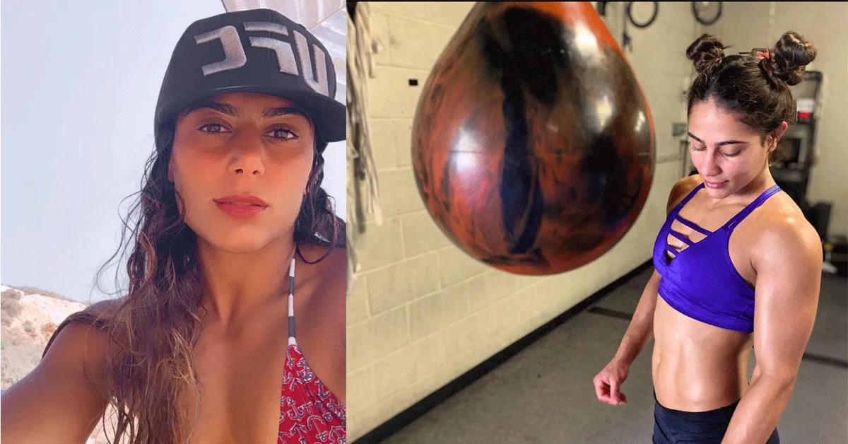 Tiet voor wat anders! UFC Vechtster trucje met borsten | video