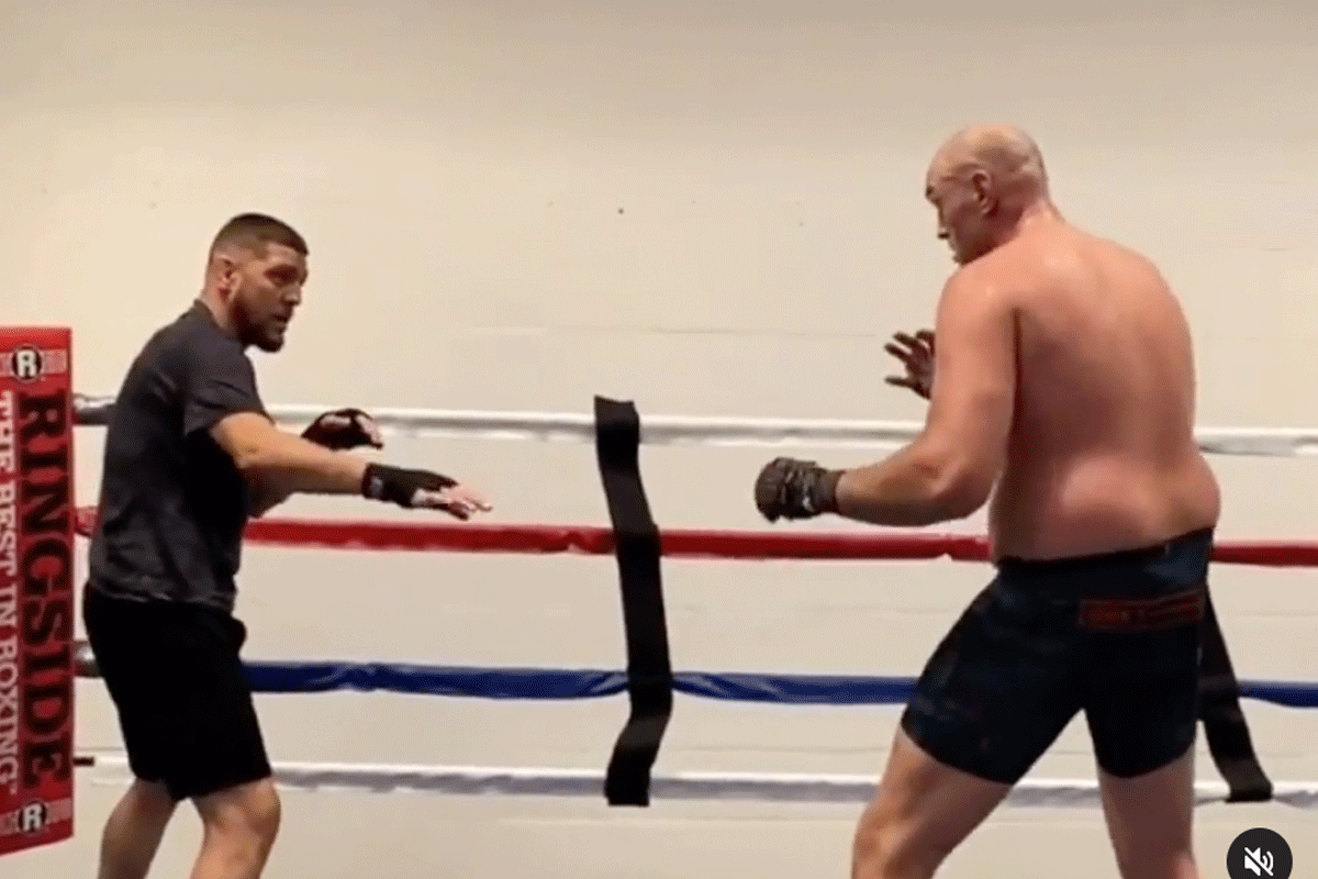 'Maak dat gevecht': Fury traint met UFC'er Diaz