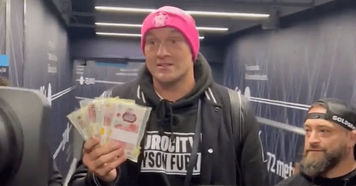 Boksicoon Fury wint lekker geldbedrag! 'En belasting vrij'