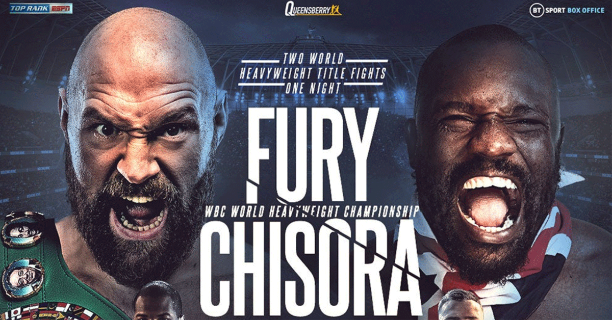 Tyson Fury treft Derek Chisora in december! 'Pensioen over'