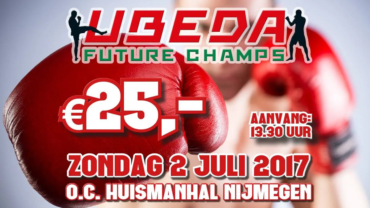 Ubeda Future Champs uniek kickboksgala in Nijmegen