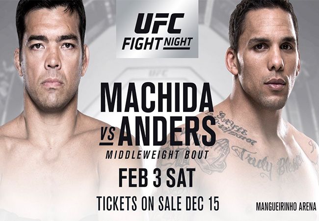 Uitslagen UFC Fight Night 125 Machida vs. Anders