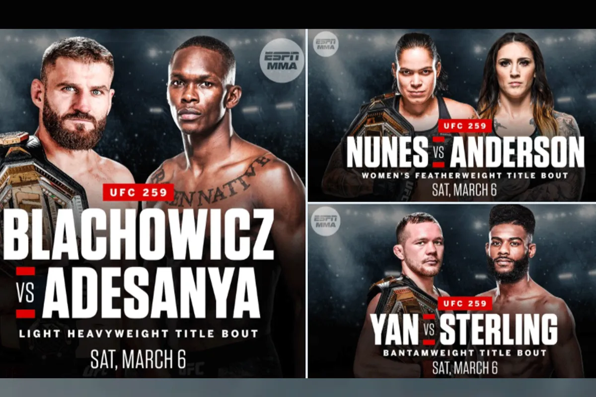 UFC komt met verrassend aantal titelwedstrijden voor 6 maart