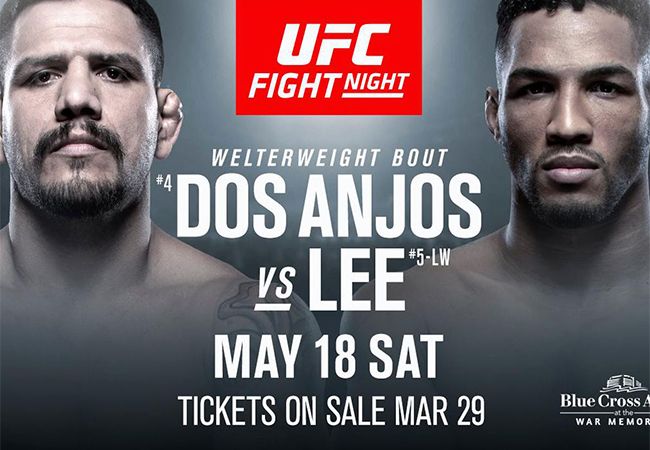 Uitslagen UFC Fight Night: Dos Anjos vs. Lee