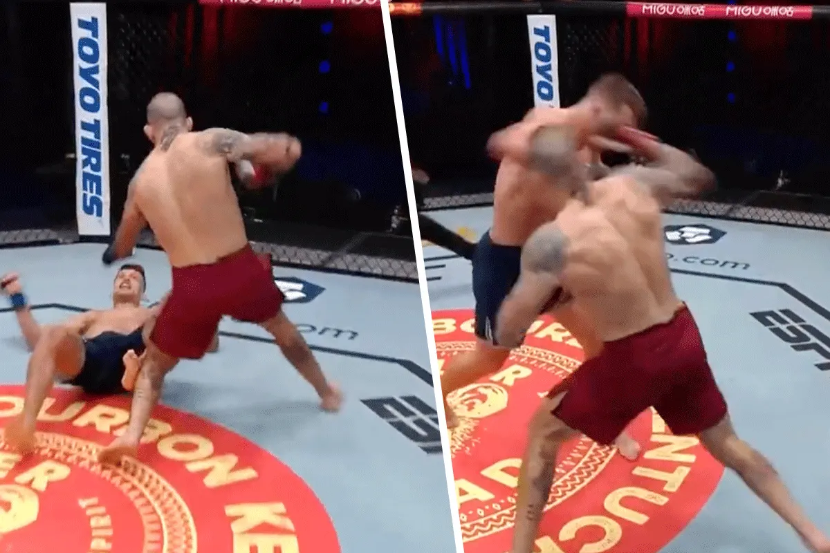 Gloednieuwe UFC'er deelt 'KO' genadeklap  uit (video)