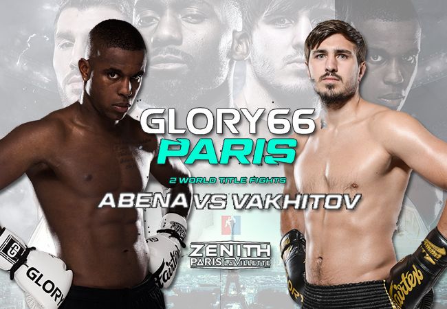 GLORY titelgevecht: Donegi Abena treft Artem Vakhitov in Parijs