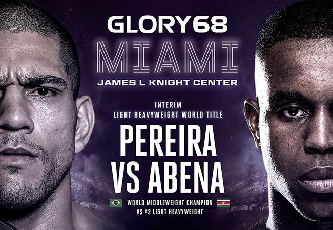 GLORY 68 Miami: Donegi Abena in titelstrijd met Alex Pereira