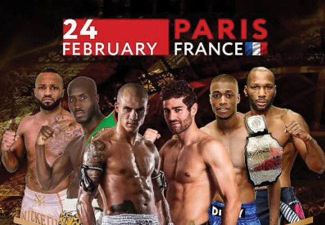 Darryl Sichtman, Max van Gelder en Freddy Kemayo de ring in op ACB KB 13 Parijs