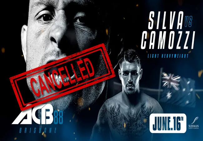 ACB 88: Gevecht Chris Camozzi en Thiago Silva geschrapt