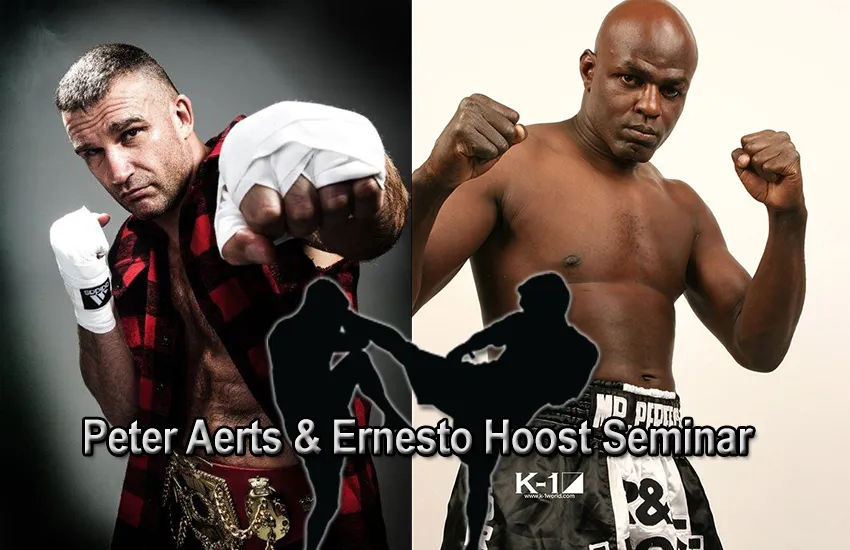 Ernesto Hoost en Peter Aerts Geven Samen Uniek Kickboxing Seminar
