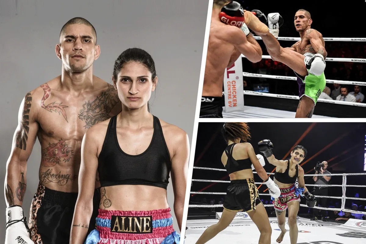 Broer en zus in actie tijdens GLORY kickboks evenement (video)