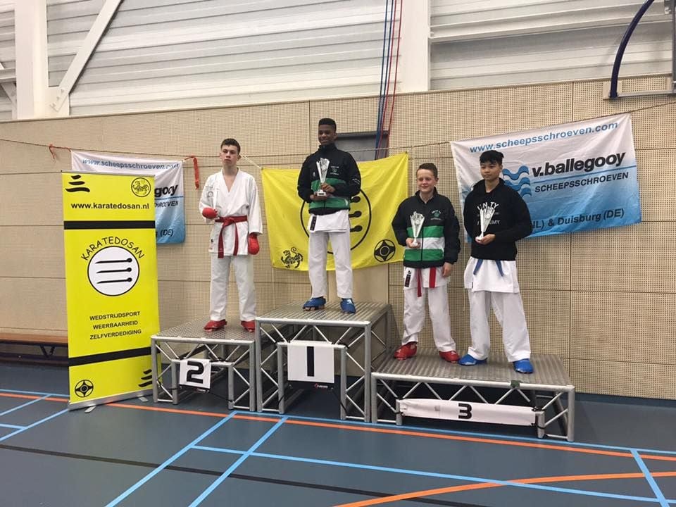 Goud voor Karateka's Sportschool Alken West Brabantse Karate Kampioenschappen
