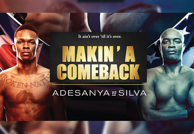 Comeback Anderson Silva tegen Israel Adesanya: 'oud versus nieuw bloed'