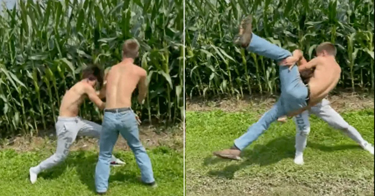 KRAK ! Jongens vechten door tot arm breekt (video)