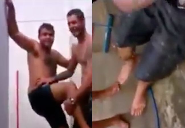Schokkende video: dronken kickbokser breekt been met low kick