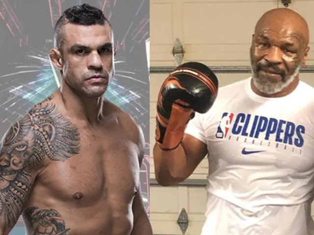 Vitor Belfort en Mike Tyson in AEW worstel tag-team