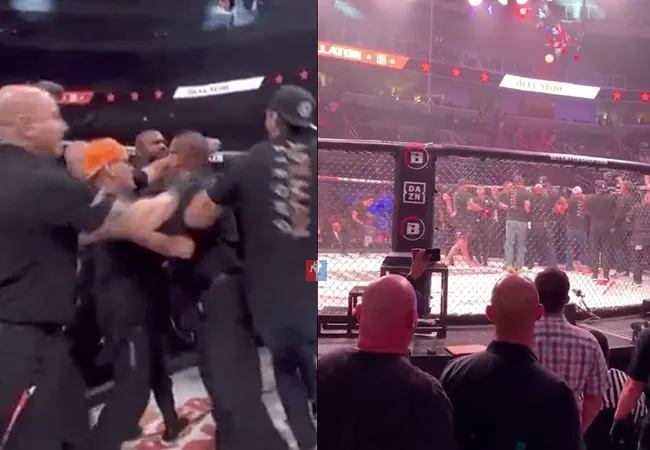 VIDEO: Zware ruzie na winst Ryan Bader bij Bellator 226