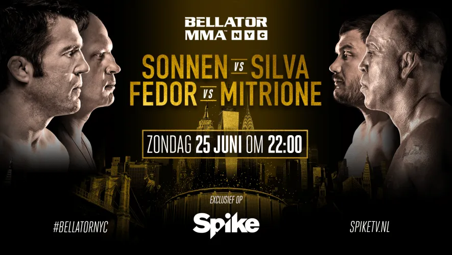 Bellator het allergrootste MMA-event uit de geschiedenis 25 juni op TV