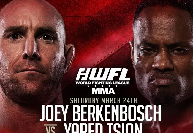 Joey Berkenbosch treft Yared Tsion tijdens WFL MMA in Almere